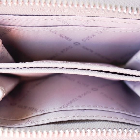 Michael Kors JST Card Case ZA Wallet MK White Grey - Picture 8 of 8